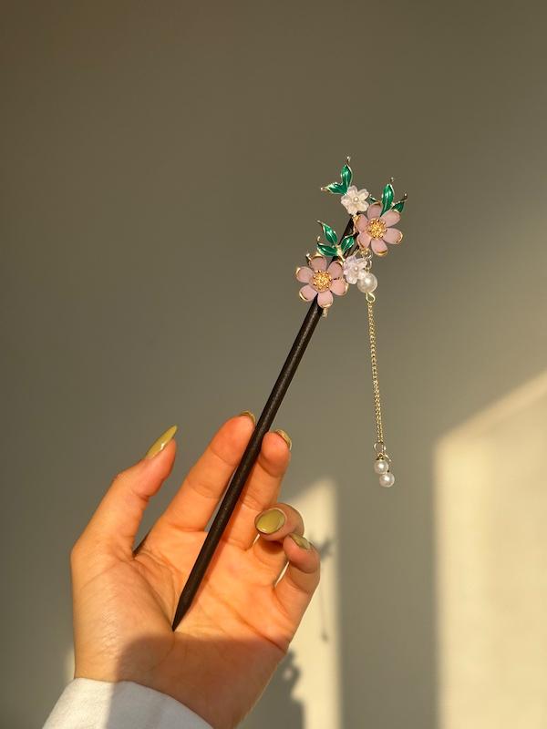 کانزاشی چوب گردو(گل بنفش)