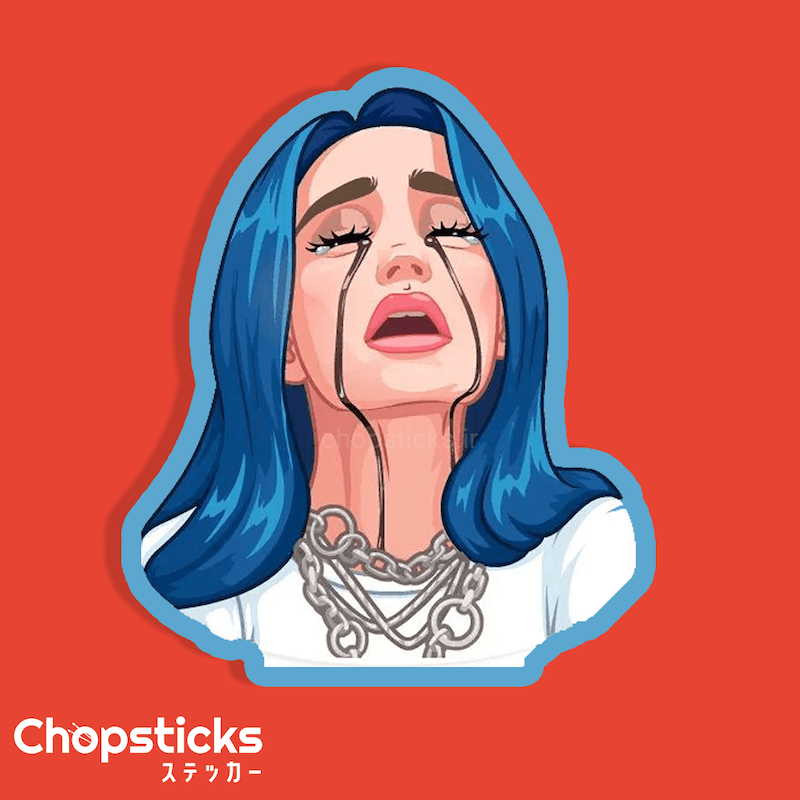 استیکر billie eilish