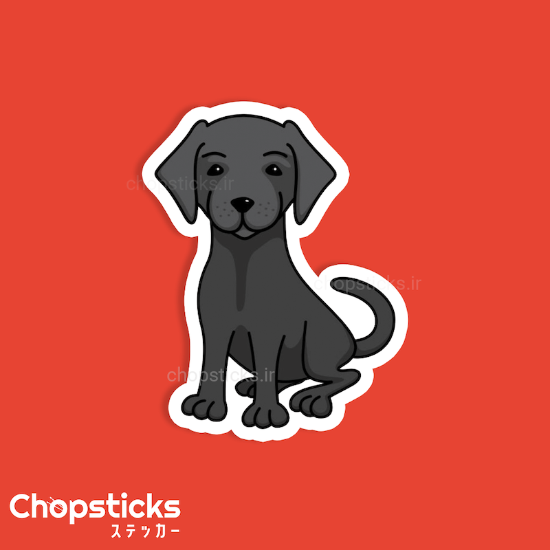 استیکر black dog 