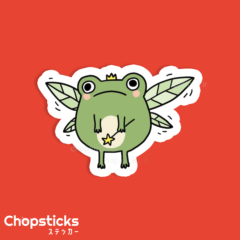 استیکر frogs are angle 