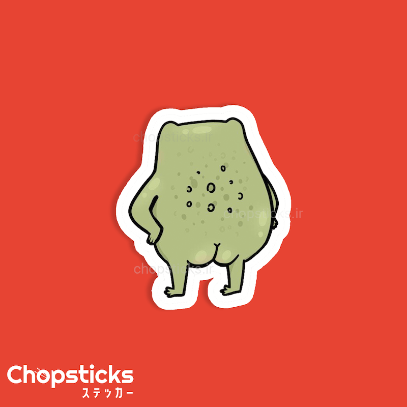 استیکر fit frog
