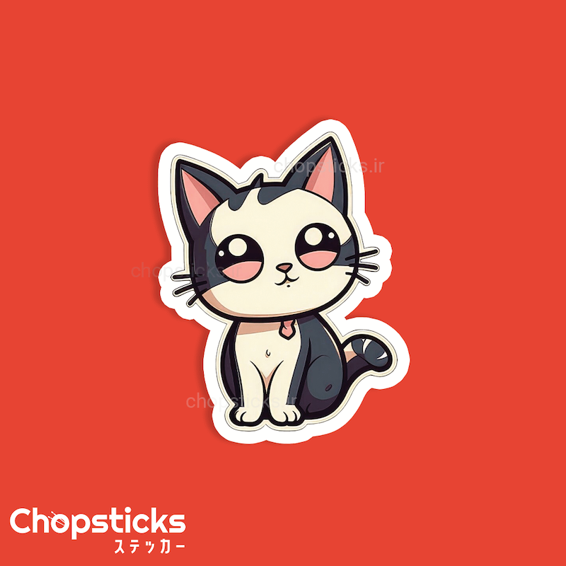 استیکر anime cat