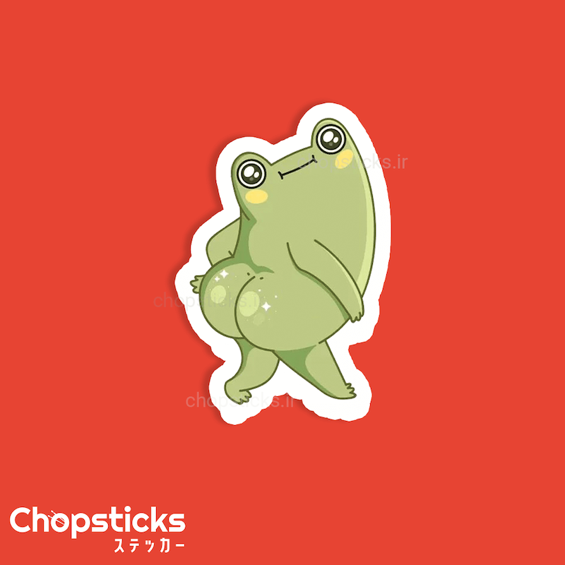 استیکر hot frog