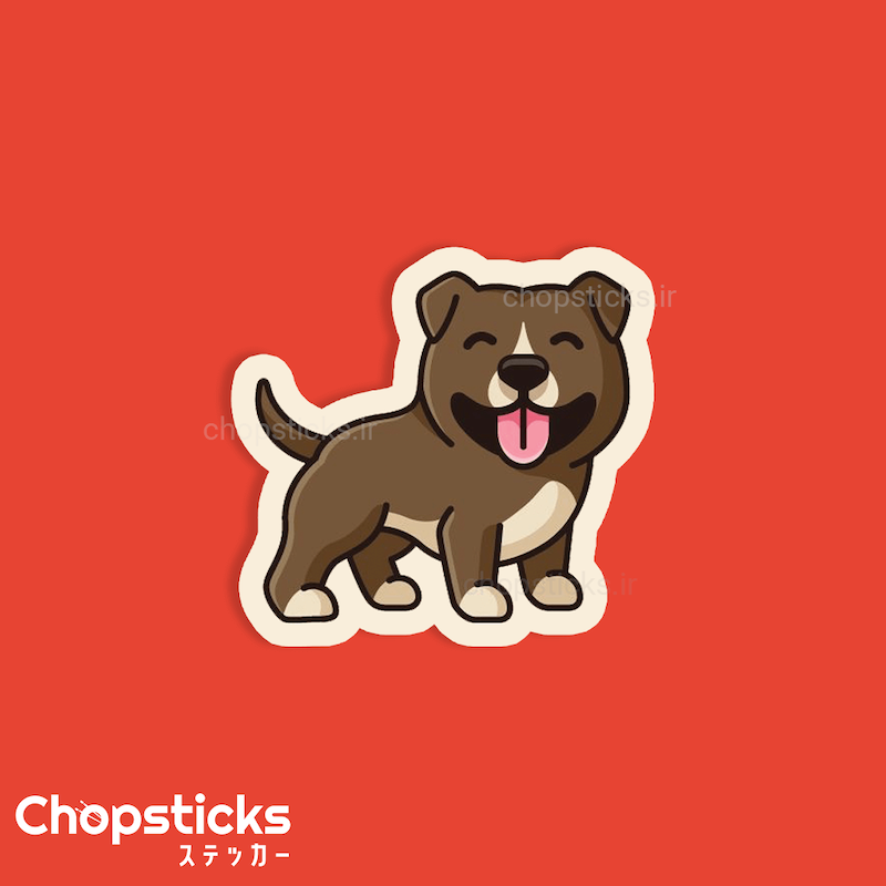 استیکر kind dog