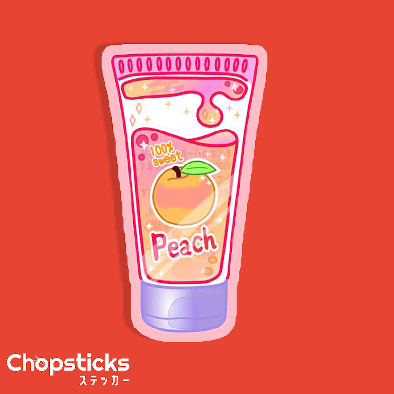 استیکر anime peach