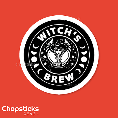 استیکر witch's brew