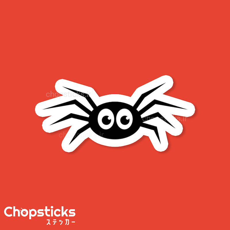 استیکر cute spider