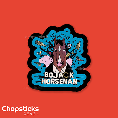 استیکر bojack horseman