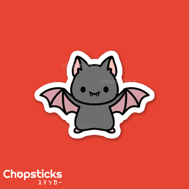استیکر littlemandayart bat