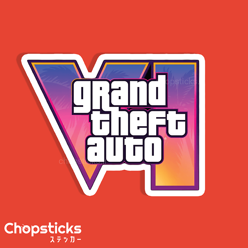 استیکر gta6 logo