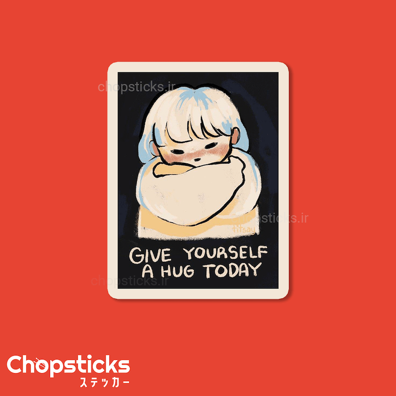 استیکر give a hug 