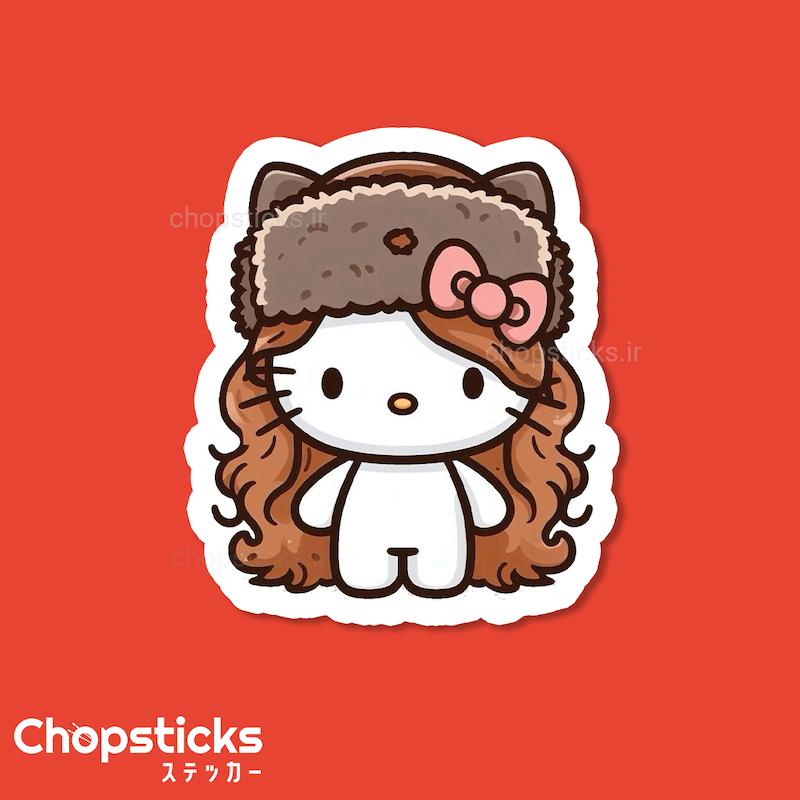 استیکر hello kitty