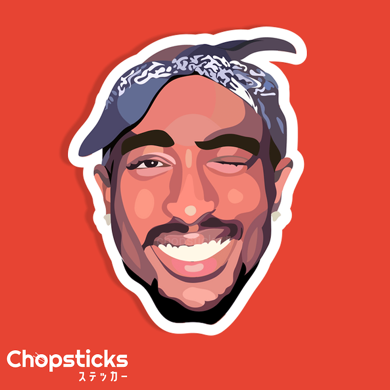 استیکر Tupac