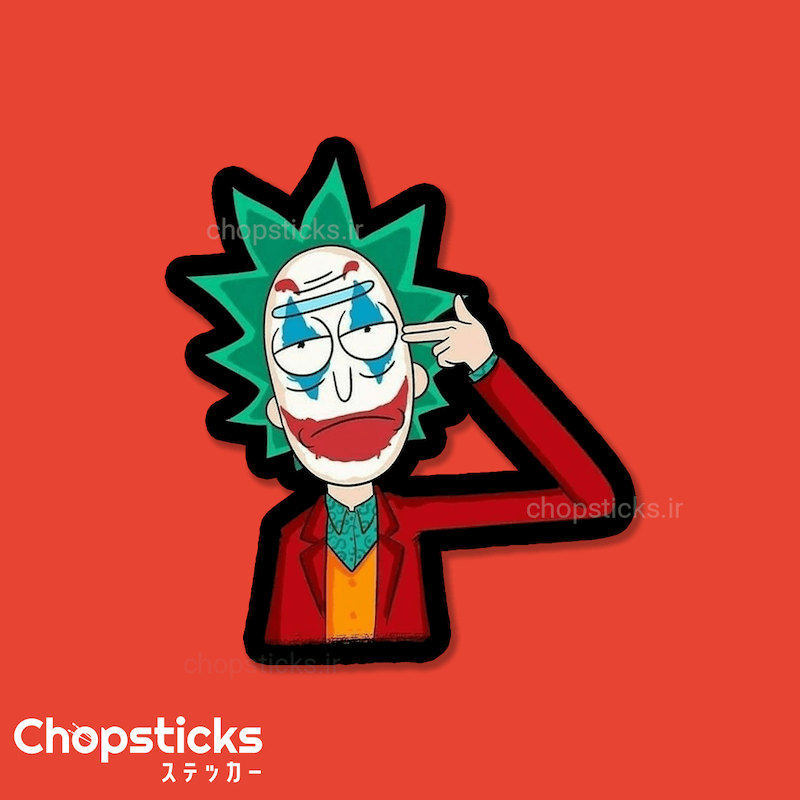 استیکر jocker rick