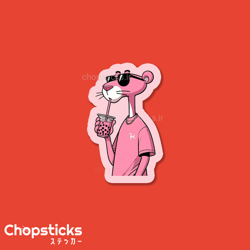 استیکر pink pnther