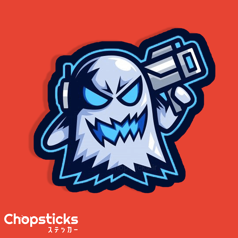 استیکر angry ghost