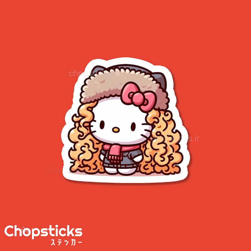 استیکر cutie kitty