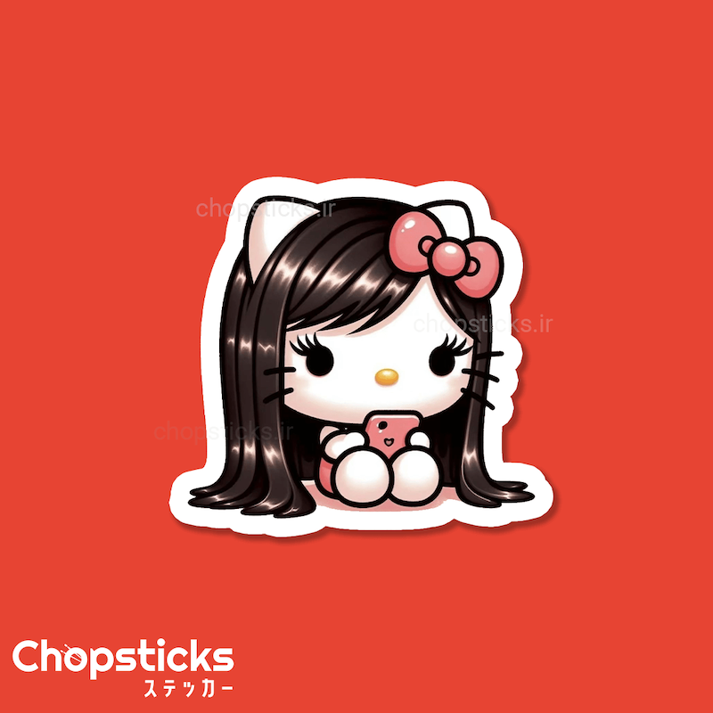 استیکر hello kitty