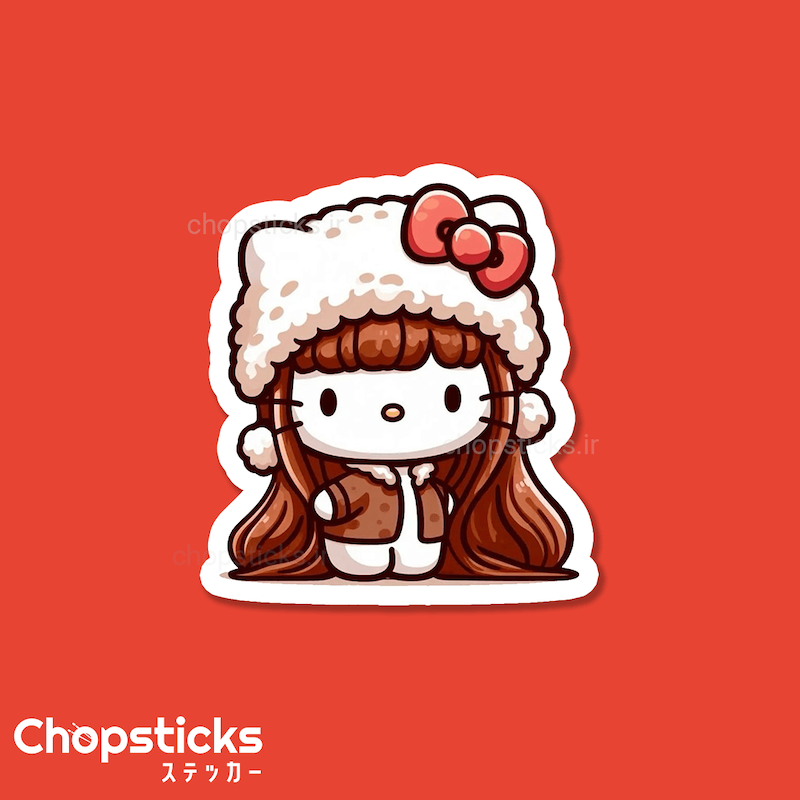 استیکر hello kitty