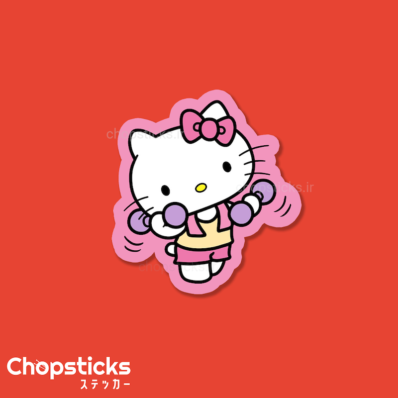 استیکر hello kitty
