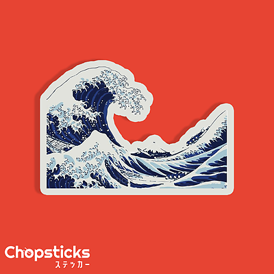 استیکر The Great Wave off Kanagawa