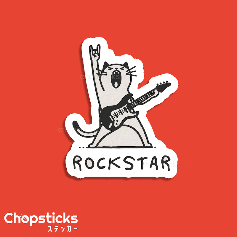 استیکر rock star