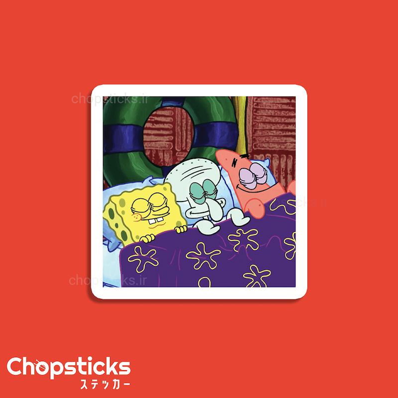استیکر sponge bob and friends