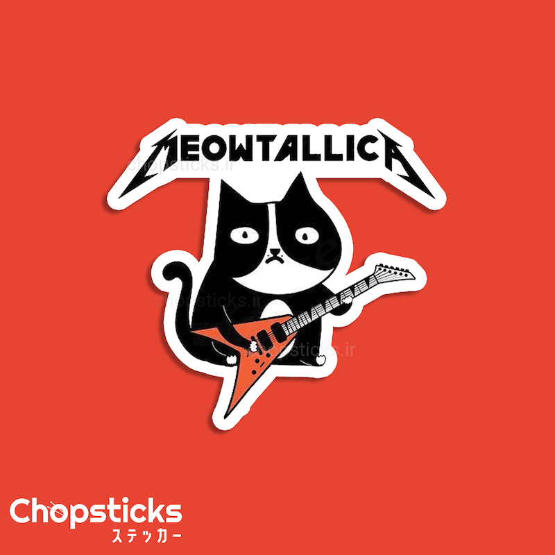 استیکر Meowtallica