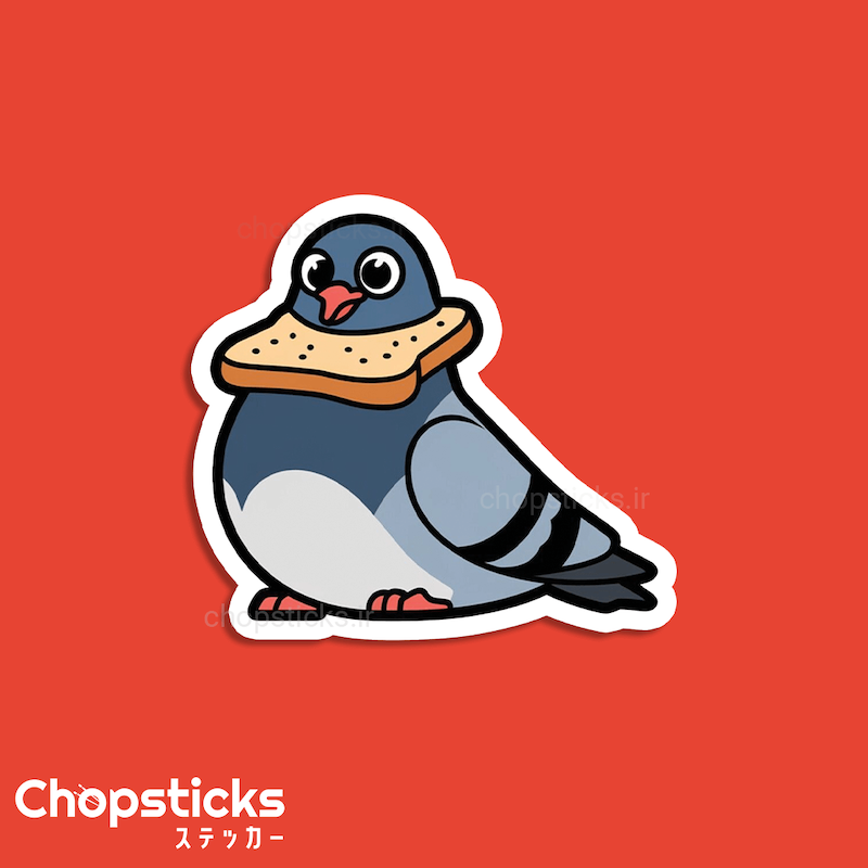 استیکر Dumb Pigeon