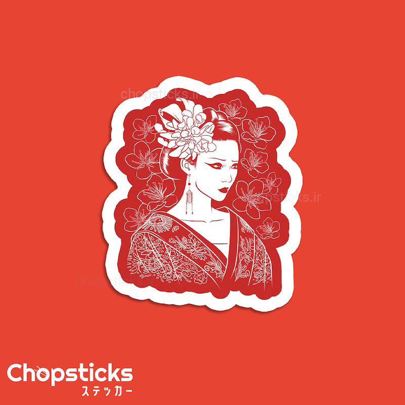 استیکر Chinese's Lady