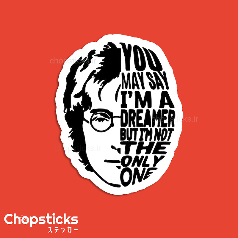 استیکر john lennon