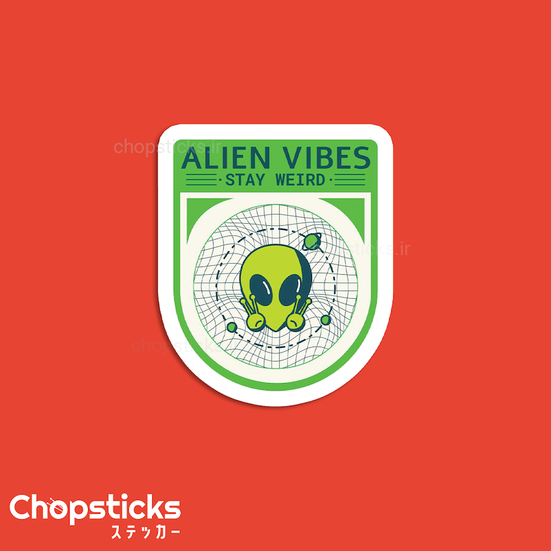 استیکر Alien Vibes