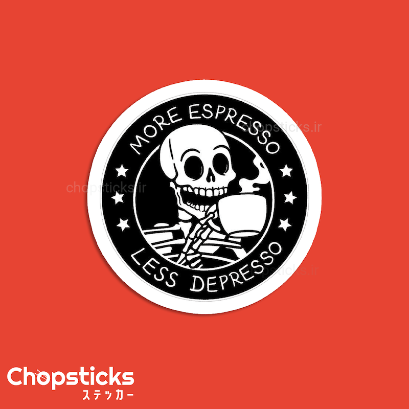 استیکر More Espresso  