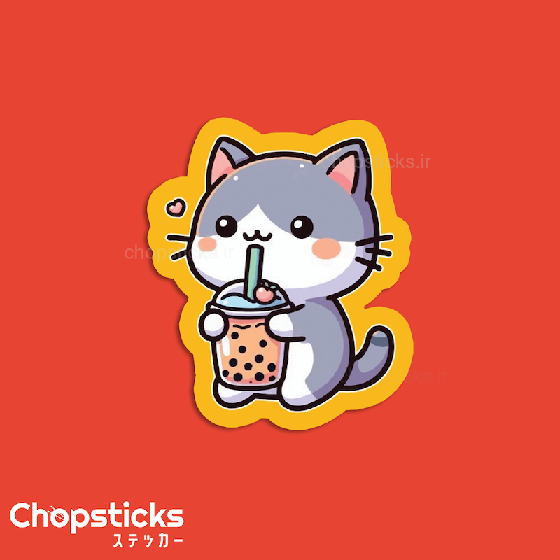 استیکر Cute Cat