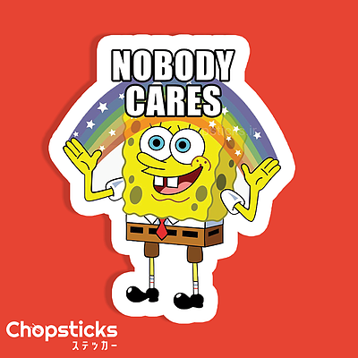 استیکر nobody cares