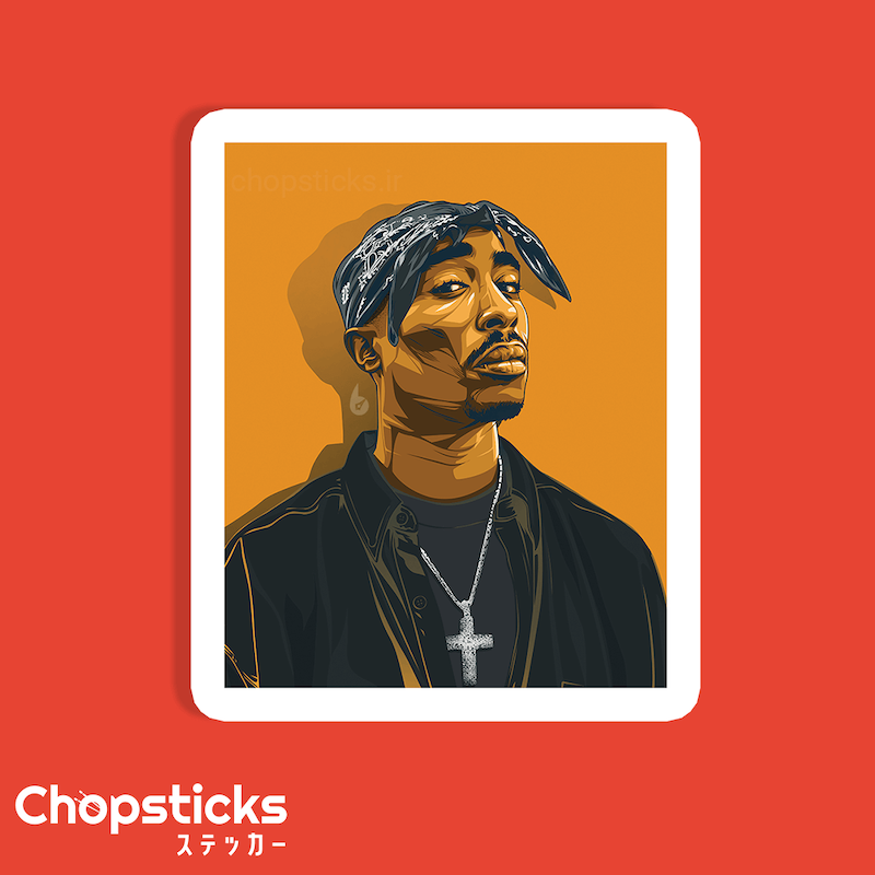 استیکر Tupac Shakur