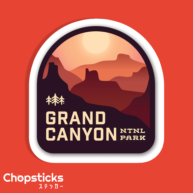 استیکر grand canyon