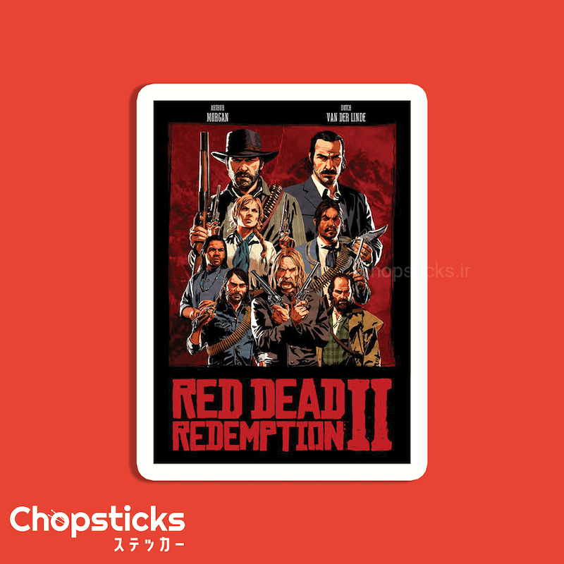 استیکر red dead
