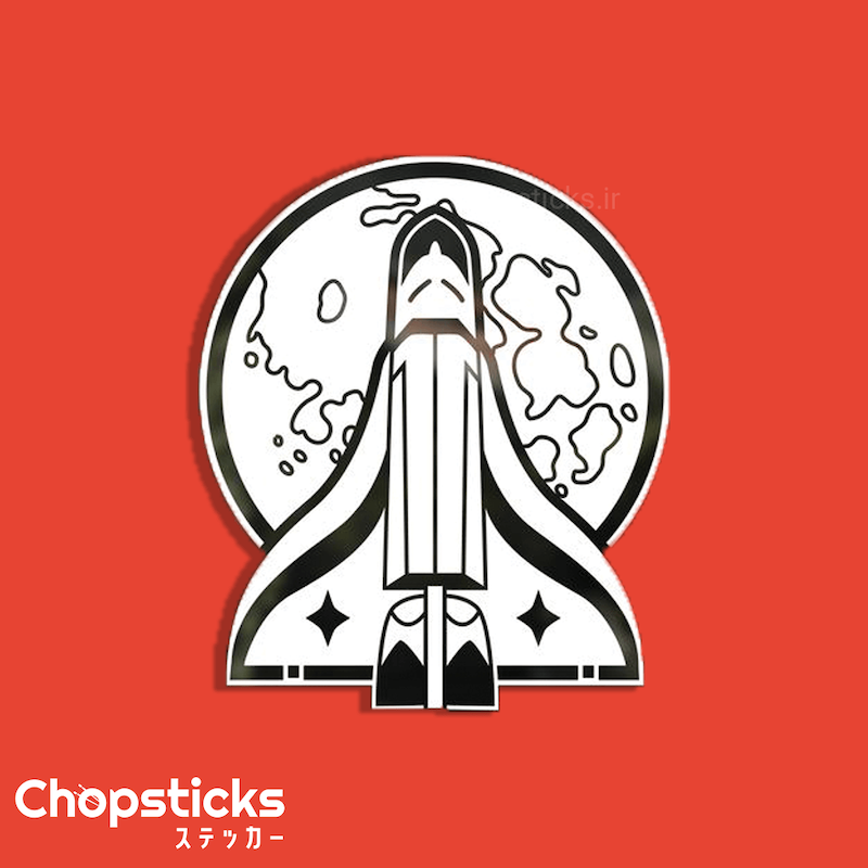 استیکر sticker last of us spaceship pin