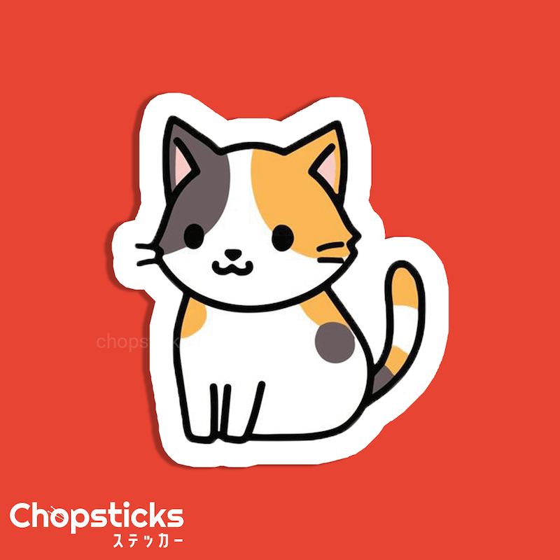 استیکر cute cat