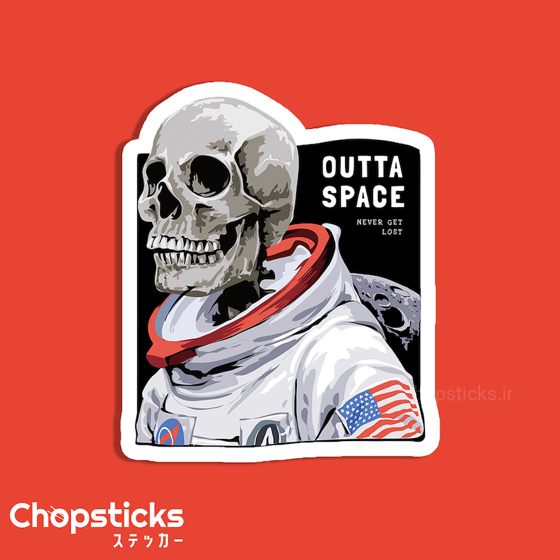 استیکر outta space