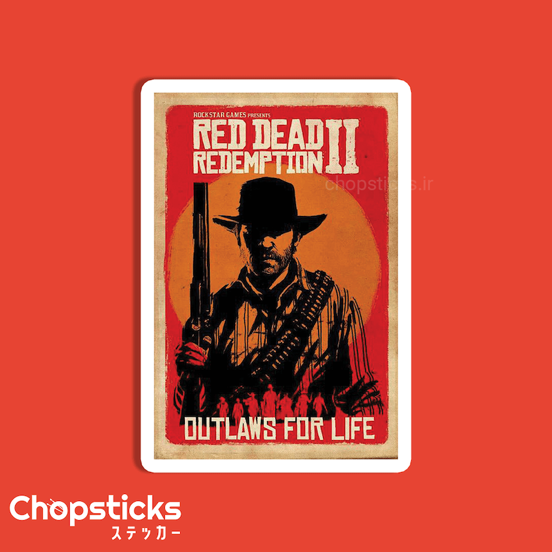 استیکر red dead redemption 2