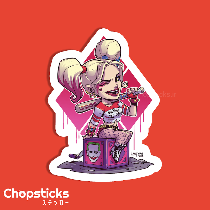 استیکر Harley Quinn