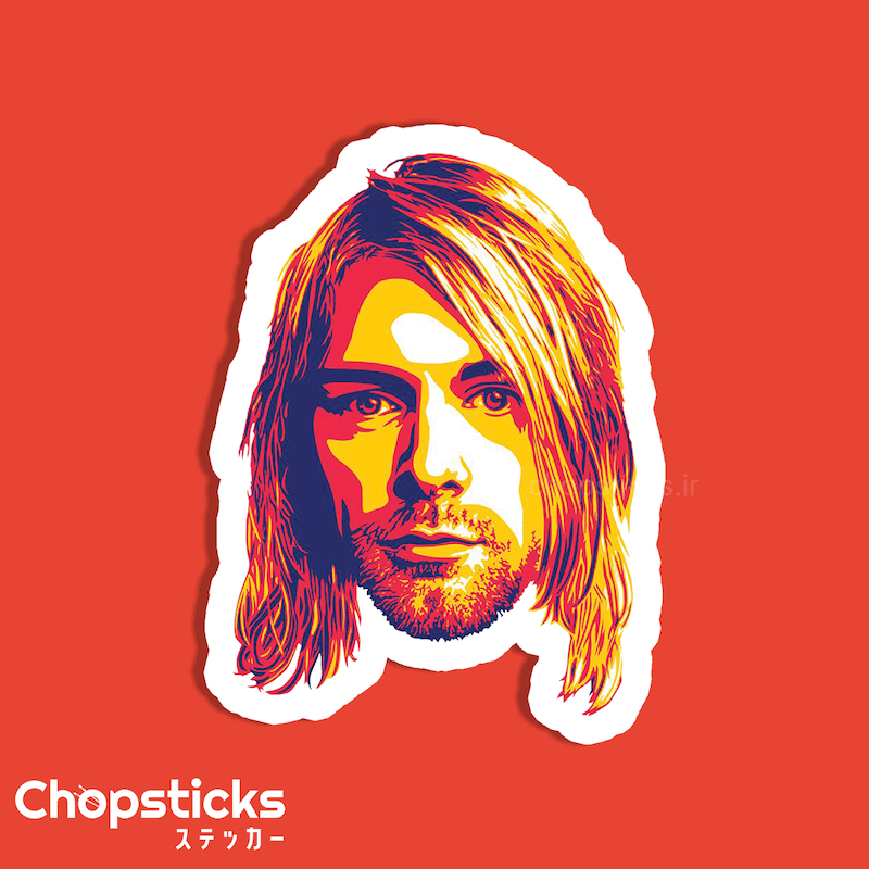استیکر Kurt Cobain