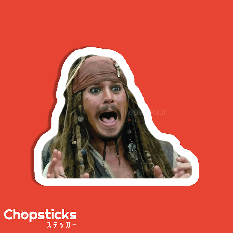 استیکر Captain Jack Sparrow