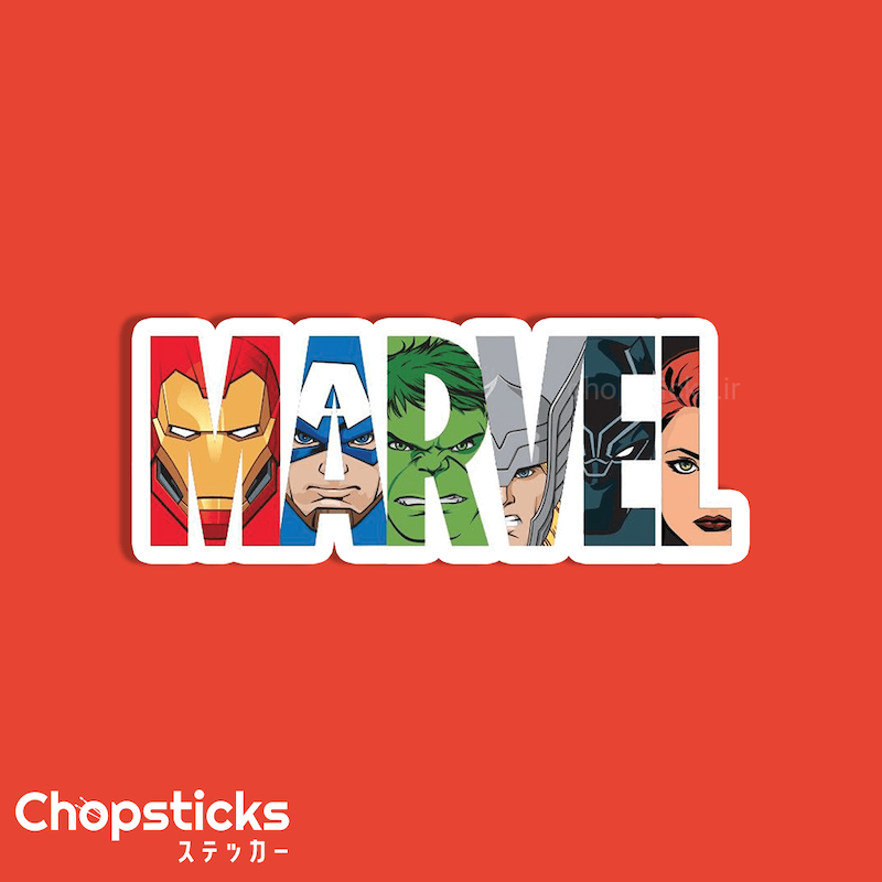 استیکر marvel