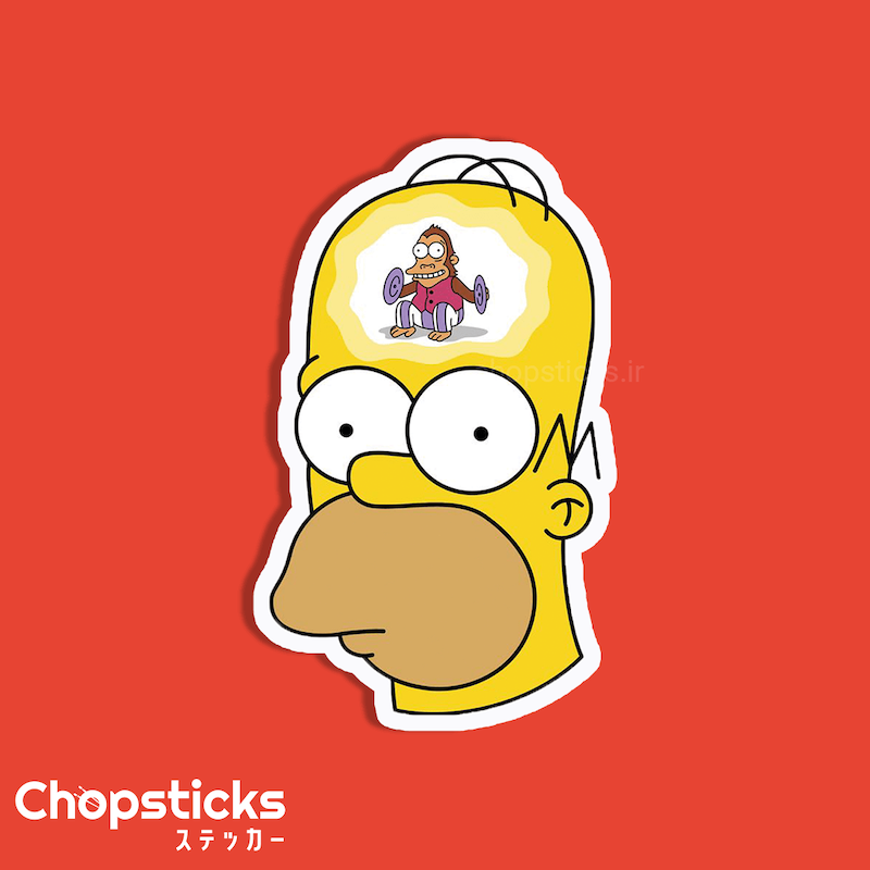 استیکر homer simpson