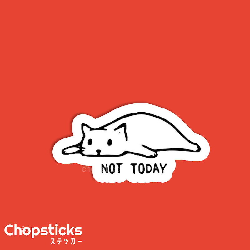 استیکر not today