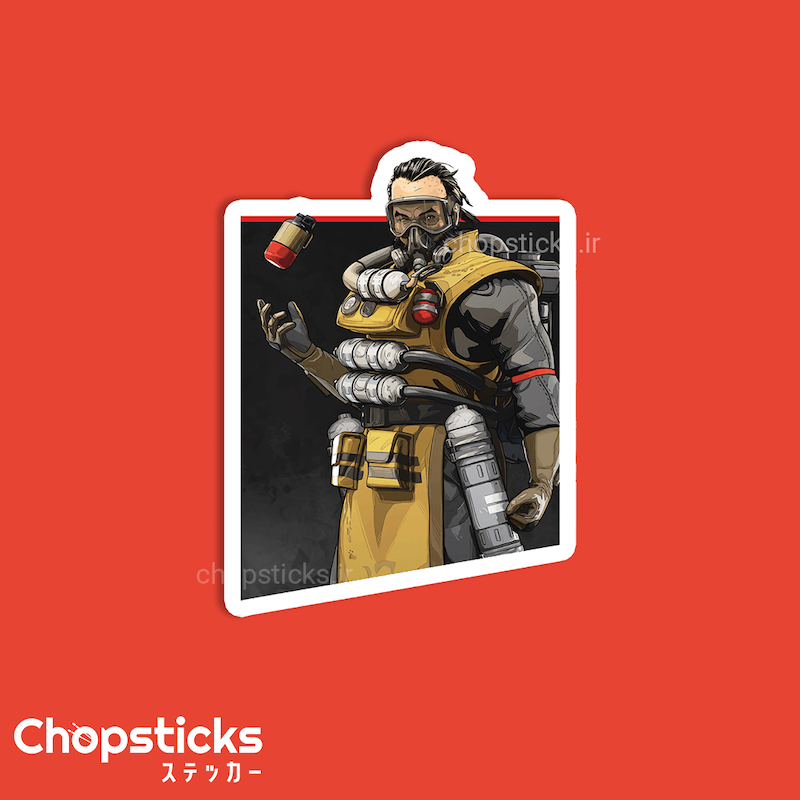 استیکر caustic apex legends