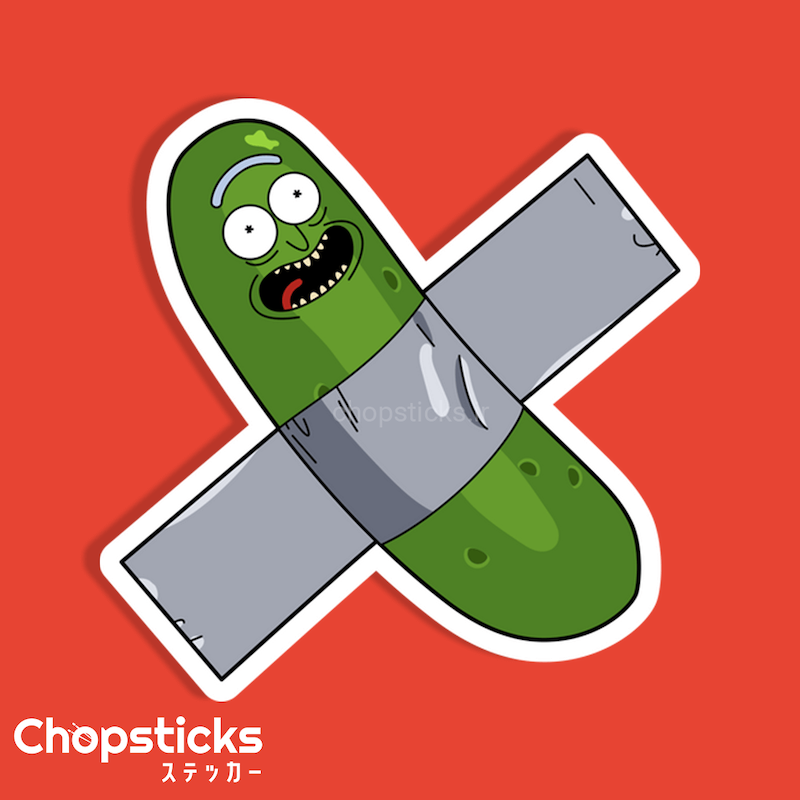 استیکر rick and morty